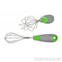 IdealKitchenware Whisk Egg Beater 10-Inch Utensils.Stainless Steel Rust Free Wires Comfortable Nonslip Handle.Sturdy Gadgets.Whip Blend Beat&Stir Eggs Egg Whites Cream. FREE EBOOK included: The Big Holiday Recipe Book over 300 pages of Delicious Holiday Recipes! PDF will be emailed after Purchase. - B011W6DKHK